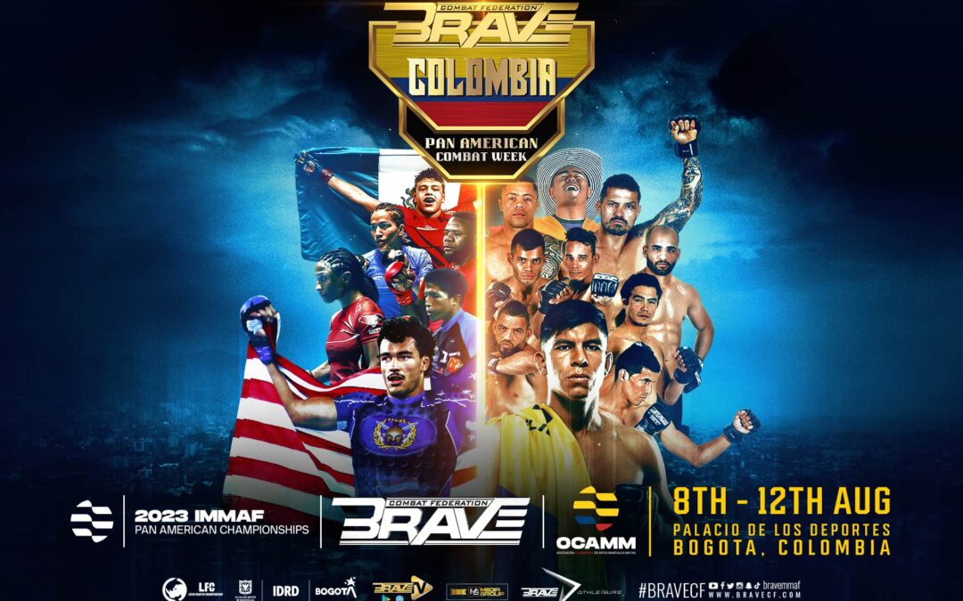 El Campeonato Panamericano de MMA será parte de la Semana Panamericana del Combate BRAVE CF en Colombia